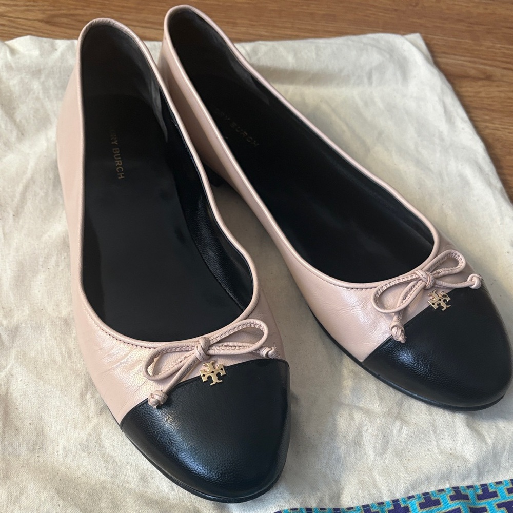 Tory Burch Cap-Toe Ballet Flats